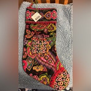 NWT VERA BRADLEY Symphony in Hue  Paisley Christmas Stocking